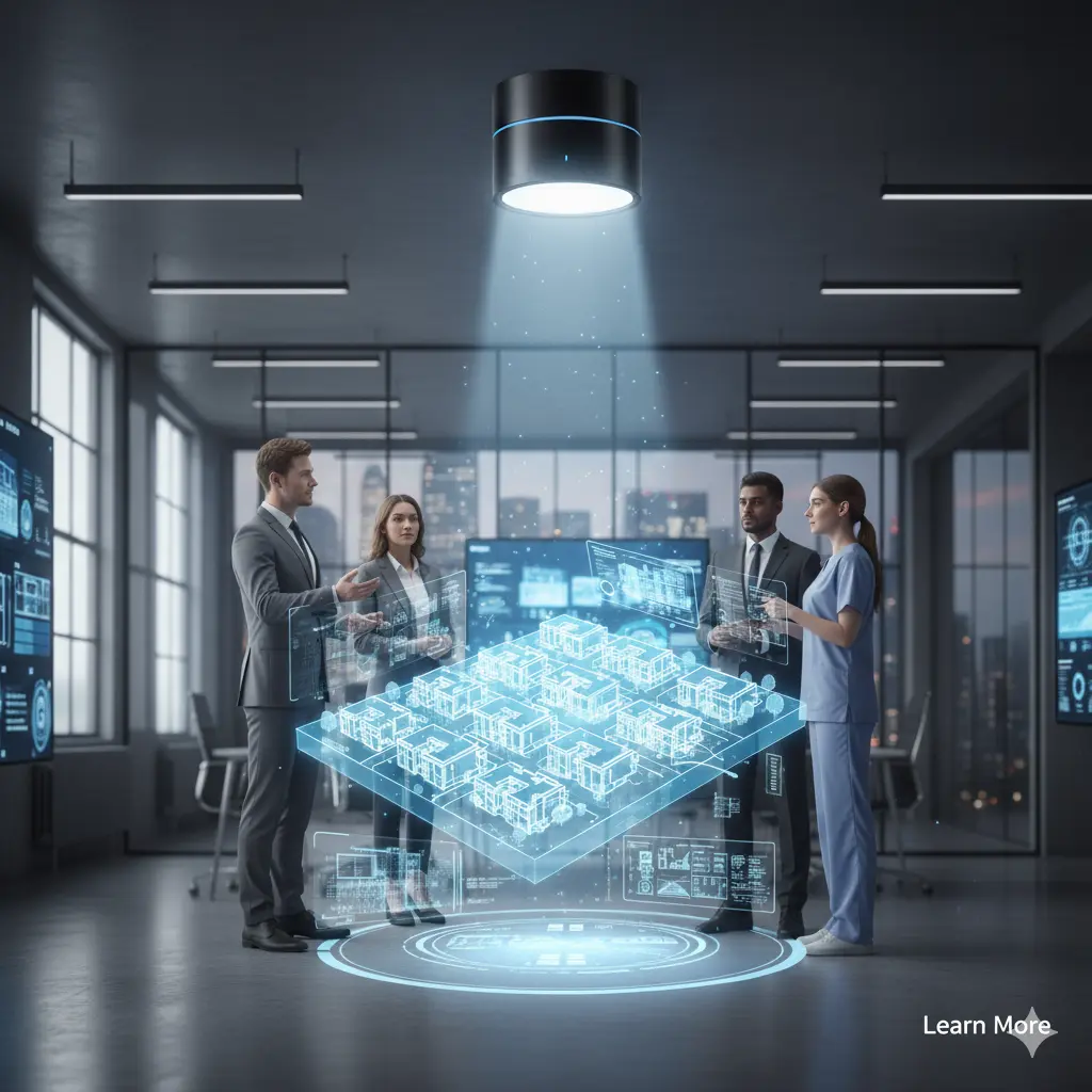 Next Gen Hologram Light Field Technology Diagram