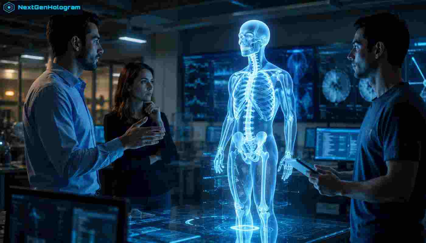 Smart Medical Visualization with 3D Hologram in Healthcare