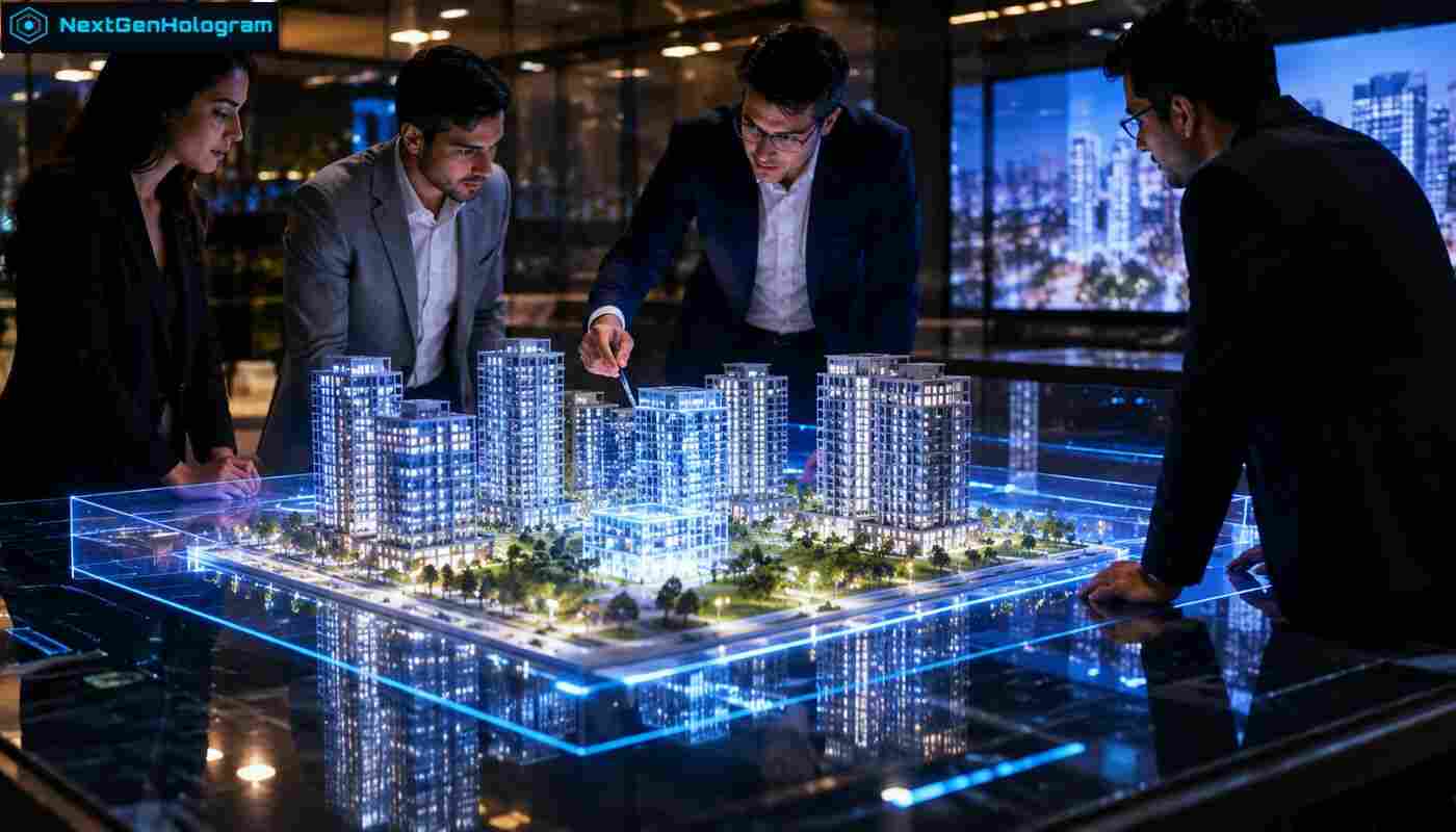 Property Showcase Innovation with 3D Hologram in Real Estate