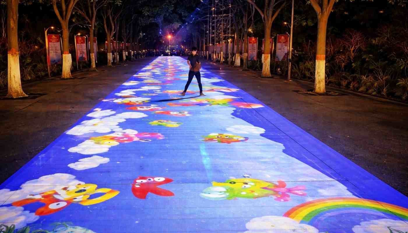 3D Hologram Floor